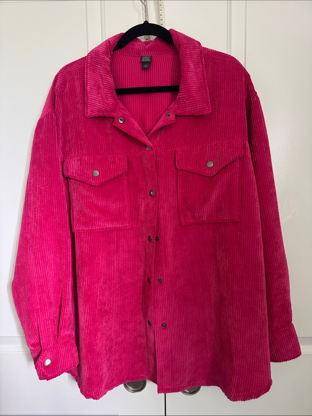 wild fable Hot Pink Corduroy Shacket